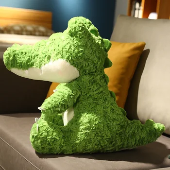 25-45 см, высококачественная подушка с изображением крокодила из мультфильма, Плюшевая игрушка для девочек, Мягкие Милые Зеленые мягкие игрушки животных, подушка для сна детей 5