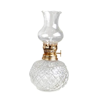 5X Керосиновая лампа для помещений, Классическая керосиновая лампа с абажуром из прозрачного стекла, Акция на товары для дома и церкви
