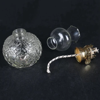5X Керосиновая лампа для помещений, Классическая керосиновая лампа с абажуром из прозрачного стекла, Акция на товары для дома и церкви 4