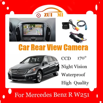 Автомобильная Камера Заднего Вида Заднего Вида Для Mercedes Benz R W251 2006 ~ 2013 RCA Водонепроницаемая CCD Full HD Резервная Парковочная Камера Ночного Видения