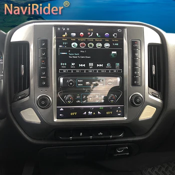 Автомобильный радиоприемник с экраном 12,1 дюйма Tesla для Chevrolet Silverado GMC SIERRA 2014-2018 GPS Bluetooth Автомобильный Мультимедийный видеоплеер Стерео