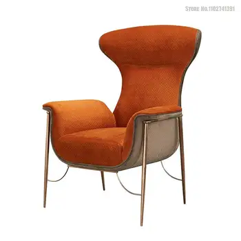 Дизайнерский одноместный диван-кресло Balcony Lazy Итальянское легкое роскошное кресло для отдыха в скандинавском стиле постмодернизма 4