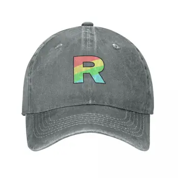 Классические бейсболки Team Rainbow Rocket Snapback, Выстиранные джинсовые шляпы, Регулируемая кепка, Спортивная Бейсбольная Ковбойская шляпа для унисекс