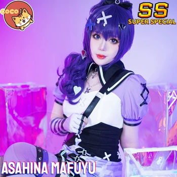 Костюм для Косплея Асахины Мафуюпроект Sekai Asahina Cosplay Costume Dark Decora Heart Girl Косплей и Парик для Косплея CoCos-SS
