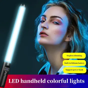 Красочный светодиодный RGB заполняющий светильник Ручной 20 Вт 3000 К Светодиодный светильник-вспышка с несколькими режимами освещения Speedlight Фотографический светильник для красоты