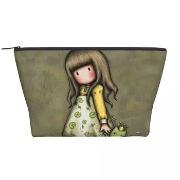 Кукольная косметичка Santoro Gorjuss для женщин Косметический органайзер для путешествий Милая девушка из аниме Для хранения туалетных сумок