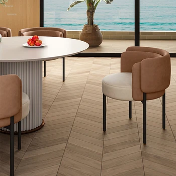 Легкие роскошные дизайнерские обеденные стулья с креативной спинкой, настольные стулья, обеденный стул для домашнего отеля, современная мебель для дома в ресторане Z