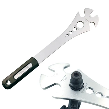 Многофункциональный ключ для педали велосипеда Гаечный ключ для снятия педали велосипеда 15 мм 9/16 Инструмент для снятия педали для шоссейных и горных велосипедов