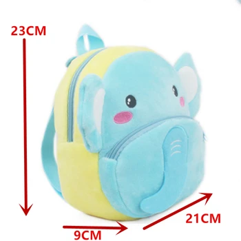 Модные детские школьные сумки с 3D мультяшным принтом, плюшевый детский рюкзак для мальчиков и девочек из детского сада, школьные сумки, мини-рюкзак, сумка для книг 2