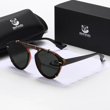 Модные полнокадровые солнцезащитные очки MePanda унисекс в стиле ретро, устойчивые к ультрафиолетовому излучению