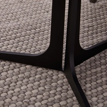Мраморный чайный столик Круглый Современный Nordicdesign, Черный Низкий столик для гостиной, Роскошная мебель для спальни 3