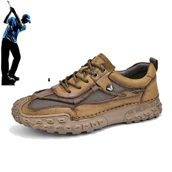 Мужская профессиональная обувь для гольфа, мужская повседневная обувь для тренировок и спорта, мужская дышащая уличная обувь для прогулок