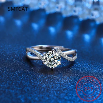 Новое кольцо из стерлингового серебра 925 пробы с простым геометрическим крестом для женщин, кольцо в простом стиле, изысканные ювелирные изделия, подарки на годовщину Anillo RHR1109 1