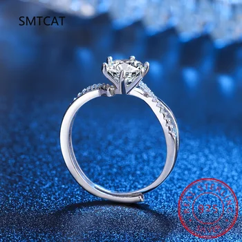 Новое кольцо из стерлингового серебра 925 пробы с простым геометрическим крестом для женщин, кольцо в простом стиле, изысканные ювелирные изделия, подарки на годовщину Anillo RHR1109 2