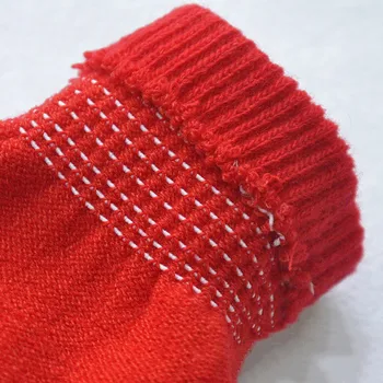Новые детские зимние перчатки Холодные теплые акриловые перчатки без пальцев, однотонные 3