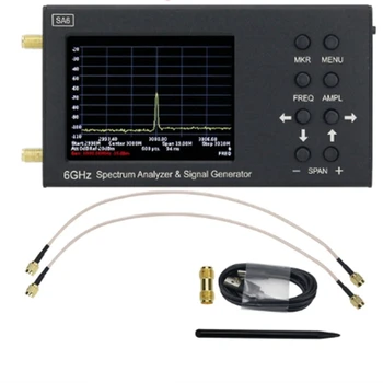 Новый Портативный анализатор спектра SA6 с частотой 6 ГГц, генератор сигналов Wifi 2G 4G LTE CDMA GSM GPRS BDS ГЛОНАСС