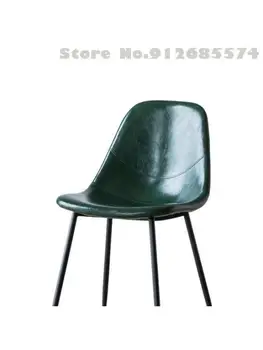 Обеденный стул в роскошном индустриальном стиле из кованого железа Лофт Скандинавский стул для отдыха Кафе Стул для переговоров Простая спинка для квартиры 0