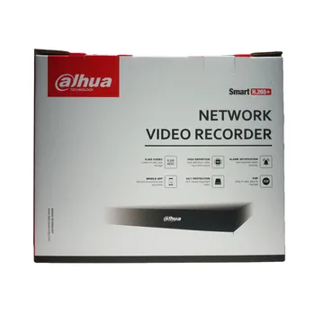Оригинальный NVR4208-8P-4KS2/L 8-Канальный Сетевой Видеомагнитофон Dahua 1U 2HDDs 8PoE P2P для удаленного наблюдения по ONVIF и RTSP 1