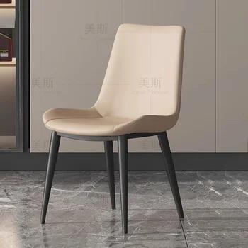 Офисный комод, Акцентные обеденные стулья, Расслабляющая Кухонная спинка, Скандинавские обеденные стулья, туалетный столик Silla Comedor Мебель для дома YX50DC 3