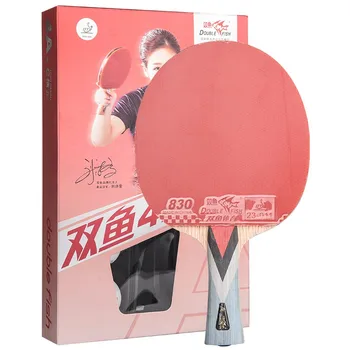 Подлинная двойная рыба 8A 8 Звезд Liu Shiwen Ракетка для настольного тенниса Лезвие для пинг-понга петля Быстрая атака прыщи в сумке