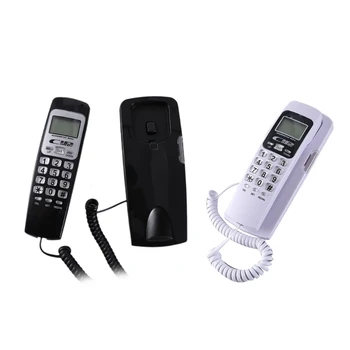 Проводным телефонным набором и ЖК-дисплеем Проводной стационарный телефон для дома