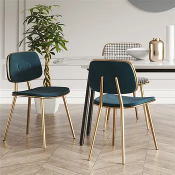 роскошные стулья для столовой в скандинавском стиле, расслабляющая одежда, Обеденные стулья для салона отдыха, Дизайнерская кухонная мебель sillas para comedor HY