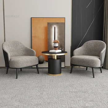 Скандинавские роскошные стулья для гостиной, дизайнерский односпальный диван, кресло, мебель для гостиной, роскошные стулья для переговоров для отдыха B