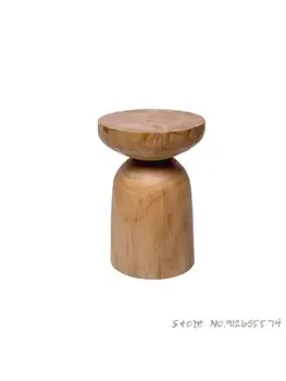 Современная и простая подставка из массива дерева, оригинальный деревянный табурет-пенек, дизайнерский креативный круглый табурет, украшение для семьи, табурет-пенек