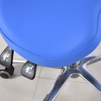 Стоматологический стул со спинкой, стул с подлокотником, Эргономичный стул для стоматолога из искусственной кожи, кресло для врача