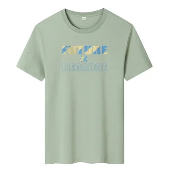Футболка Y2k, Мужская футболка 2023, Летняя Хлопковая футболка в стиле харадзюку С круглым вырезом и короткими рукавами, Футболка с принтом Аниме, Мужская одежда
